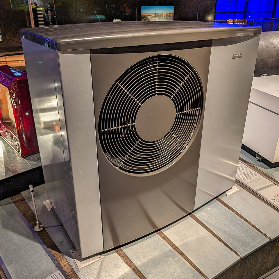 Bomba de calor aerotèrmica NIBE exposada al Science Museum de Londres